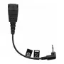 Poly 2,5 mm uz QD kabelis 0,45 m — Poly 85Q30AA