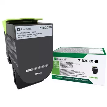 Toneris Lexmark 71B20K0 3000 lapas Melns