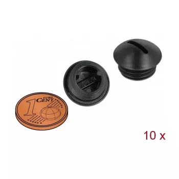 Caurules vāciņš DeLOCK 60229 melns neilons