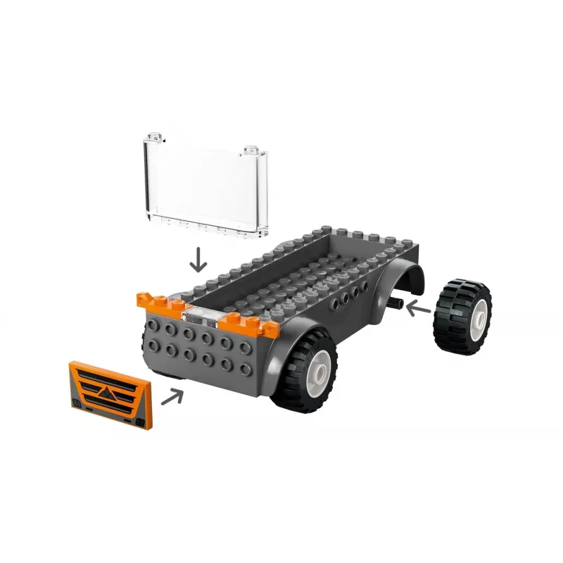 LEGO CITY 60491 Motociklu pārvadātājs