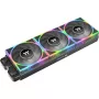 Korpusa/procesora ventilators THERMALTAKE TOUGHFAN EX 140 ARGB Sync 3Pack — 140 mm, liela gaisa plūsma, zems trokšņa līmenis