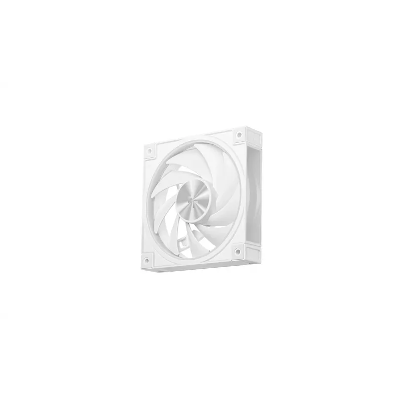 PC Case DeepCool CG580 4F V2 Midi Tower balta — ATX, rūdīts stikls, 3x120mm sānu ventilatori, 360mm sānu radiatora atbalsts