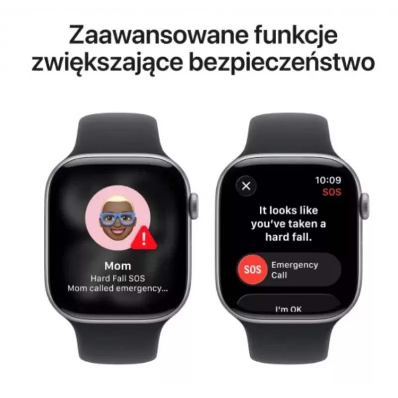 Pulksteņa sērija 11 GPS+Cellular 46mm Space Grey Alumīnija korpuss ar Black Sport Siksniņu - M/L
