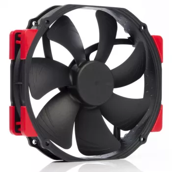 Datora korpusa ventilators Noctua NF-A15 HS-PWM chromax.Melns.swap 150 mm, PWM, 300–1500 RPM, 140.2 m³/h, 24.6 dB