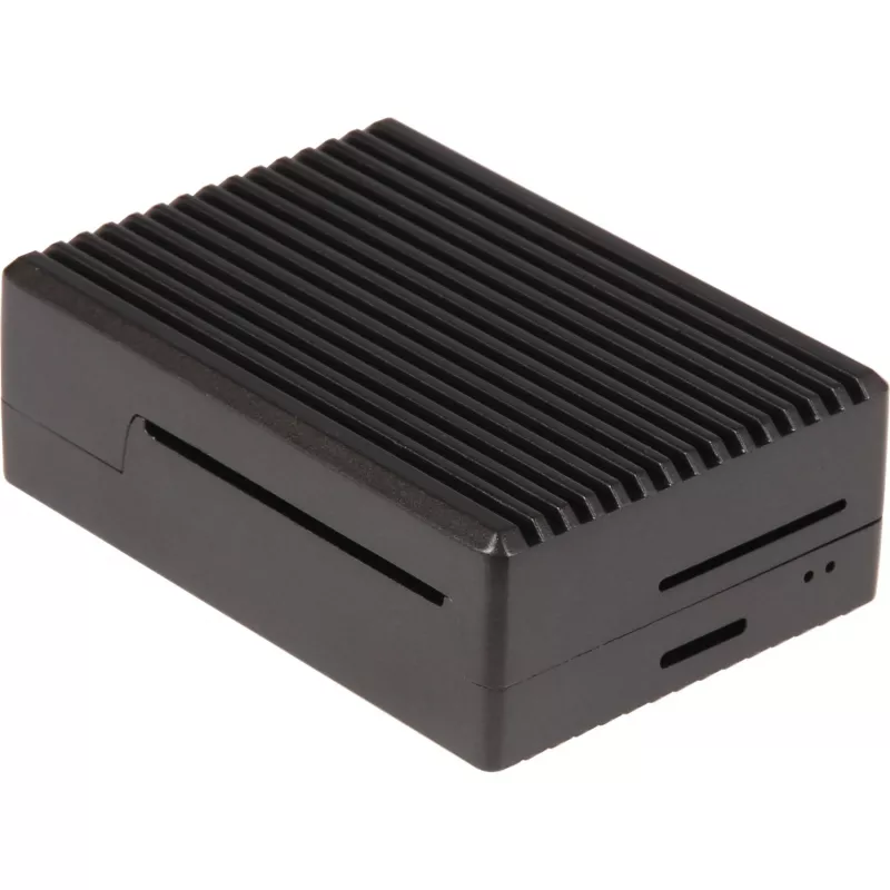 Alumīnija korpuss Raspberry Pi 4 B (melns (matēts))