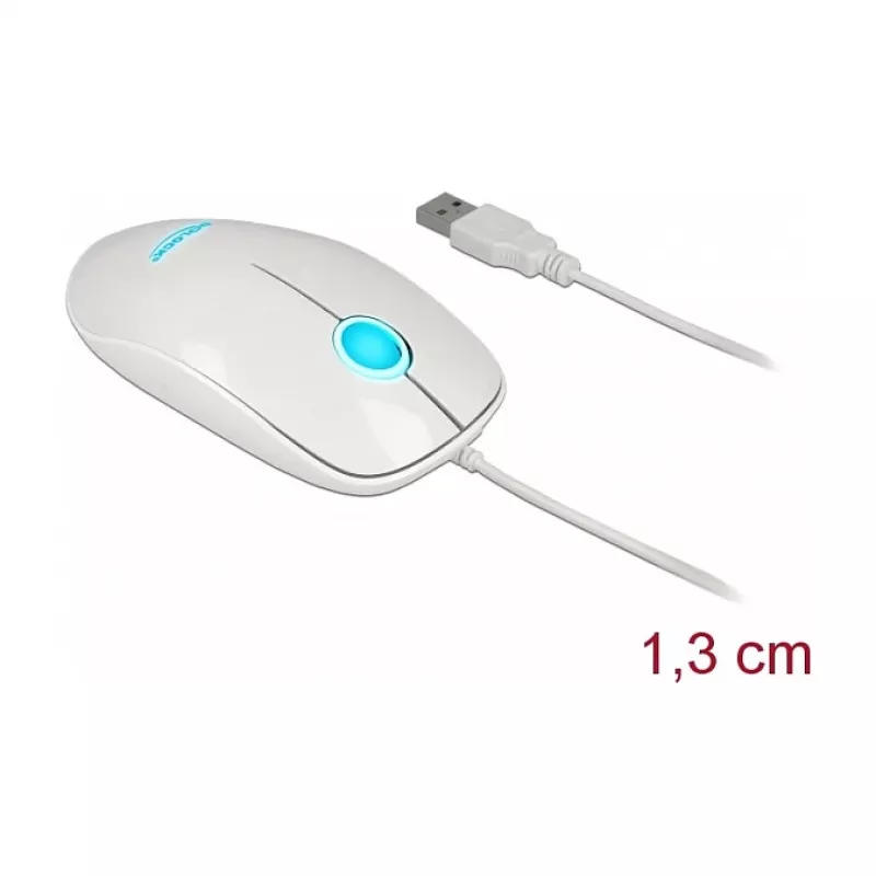 Pele DeLOCK 12537 USB Type-A optiskā 1200 DPI