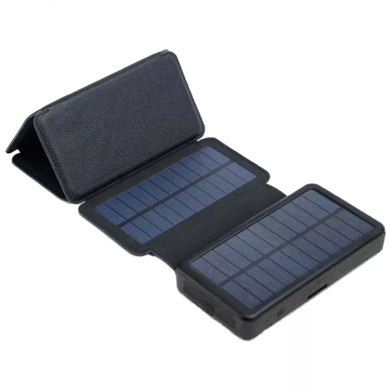 Portable battery PowerNeed ES20000B 20000mAh — 2x USB 5V/2A, 9W, water-resistant, Melns, 370 g