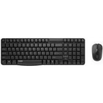 Klaviatūras ar peli komplekts Rapoo X1800S Office RF Wireless QWERTZ German Melns