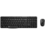 Klaviatūras ar peli komplekts Rapoo X1800S Office RF Wireless QWERTZ German Melns