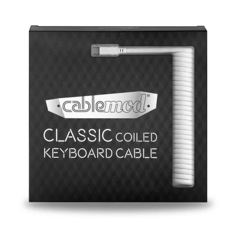 USB kabelis Cablemod CM-CKCA-CW-WW150WW-R 1.5 m USB A uz USB C balts