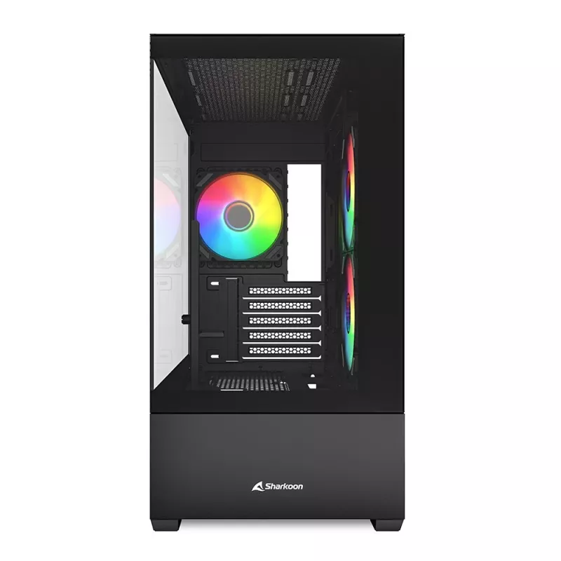 PC Case Sharkoon MK6 RGB Midi Tower balta