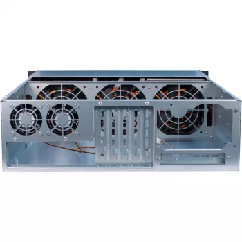 Inter-Tech 3U-30255 Rack Melns, Nerūsējošais tērauds