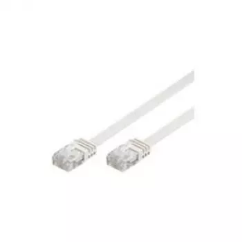 Wentronic Goobay CAT 5e plakanā savienotājvads, U/UTP, balts, 20 m - CCA vara maisījums (93365)