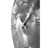 NeXtime klok 3037 Clouds, Ø39 cm, Sienas, Melns