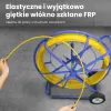 Kabeļu ievilkšanas pilots Extralink EX.30905 8 mm stiklašķiedras FRP stienis, 250 m, dzeltens