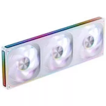 Korpusa ventilatoru komplekts Jonsbo ZA-420W — 3×140 mm PWM ARGB, balts