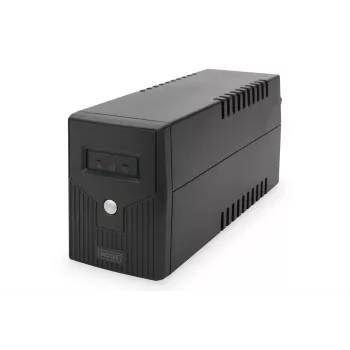 UPS DIGITUS DN-170063-B Line-Interactive 600 VA / 360 W, AVR, LCD, 2x Type F ligzdas, 7 Ah akumulators