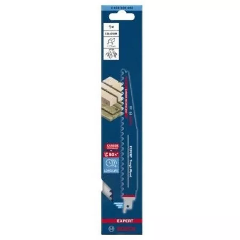 Bosch 2 608 900 403 finierzāģa/sviršņa zāģa/virzuļzāģa asmens Virzuļzāģa asmens Karbīds 1 gab.