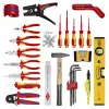 Knipex 00 21 33 E mehāniķu instrumentu komplekts, 22 instrumenti