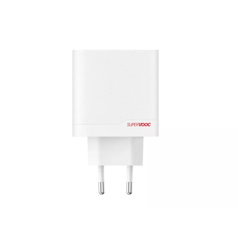 OnePlus 80W strāvas adapteris (Type-C + Type-A)