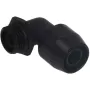 Alphacool HF Screw-In Fitting TPV Metal - 90° Rotatable 12,7/7,6mm - Melna (17455)