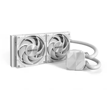Montech HyperFlow Silent 240 Procesora universāls šķidruma dzesētājs 12 cm Balts 1 gab.