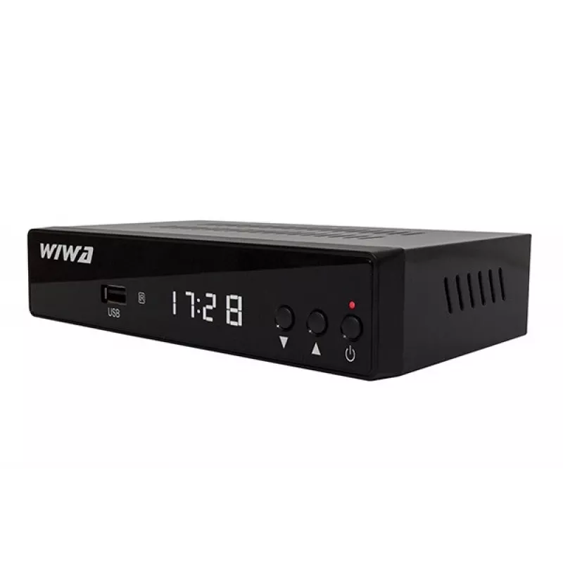 TV uztvērējs WIWA H.265 MAXX — DVB-T / DVB-T2 digitālais uztvērējs ar H.265 (HEVC) atbalstu