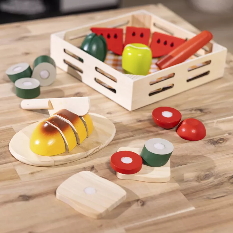 Melissa & Doug Cutting Fun Set Virtuves komplekts