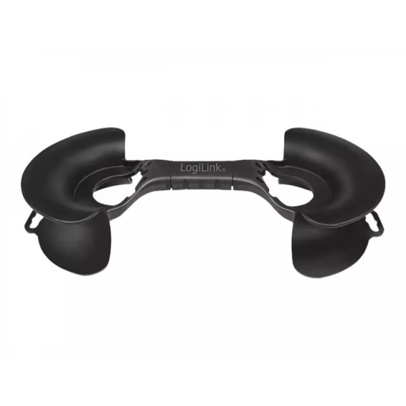 Kabeļu organizētājs LogiLink KAB0068 Universal Melns Polypropylene 1 gab.