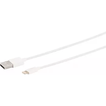Lightning kabelis S/CONN 14-12043 2m balta USB A