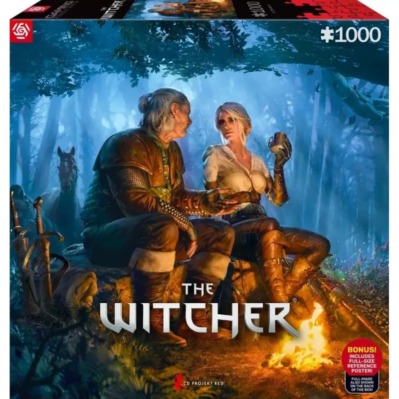 Good Loot Gaming Puzzle: The Witcher Journey of Ciri, 1000 gabali
