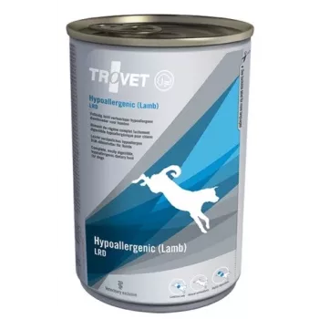 TROVET Hypoallergenic LRD ar jēru - Mitrā suņu barība - 400 g