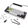 Sharkoon SGK50 S4 tastatūra Mājas USB QWERTZ Vācu Balta RGB LED 60%