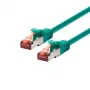 Tīkla kabelis LOGON TCF66F003G RJ-45 Cat6a 0.3 m Zaļš
