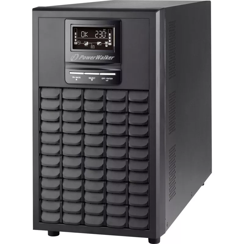PowerWalker VFI 3000 CG PF1 Double-conversion (Online) 3 kVA 3000 W 9 AC kontaktligzdas