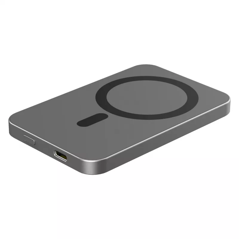 RealPower Powerbank PB-5000 MAG pelēka 5.000mAh