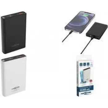 PB222PD ārējais akumulators 10000 mAh LiPo USB-A USB-C Melns (1700-0154)