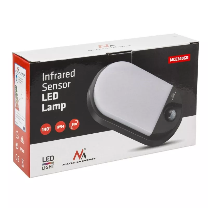 LED lampa MACLEAN MCE340G 15W 1100 lm — āra LED apgaismojums
