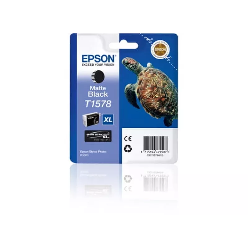Epson T1578 tintes kasetne 1 gab. Oriģināla Augstas (XL) ietilpības melna