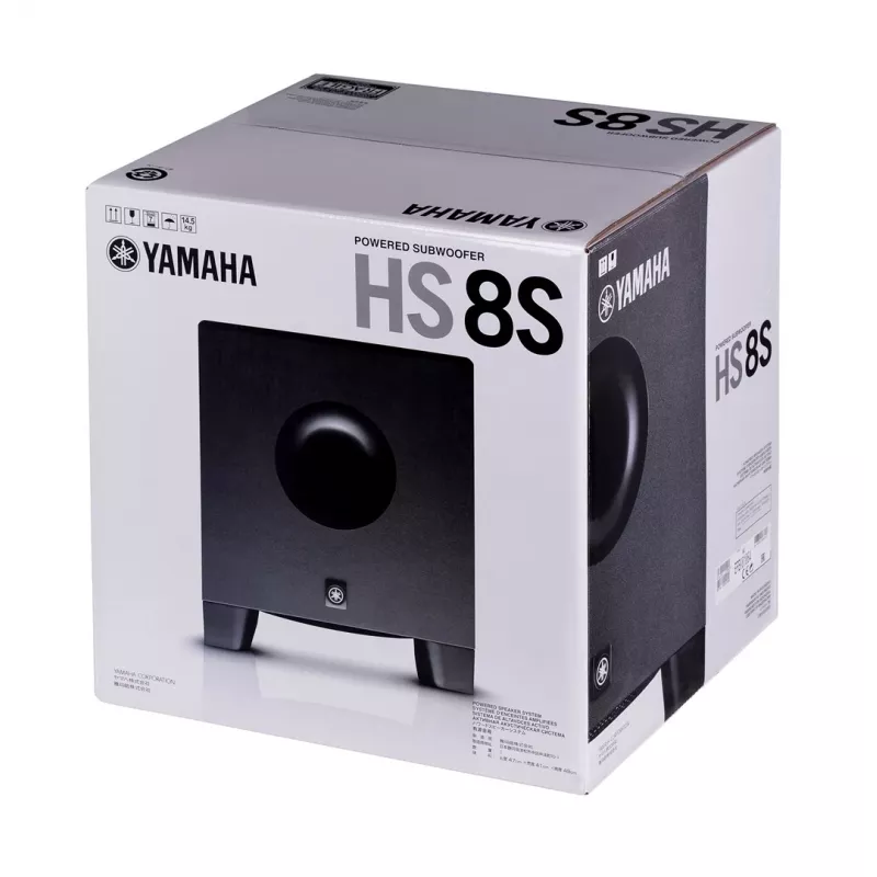 Yamaha HS8S zemfrekvences skaļrunis Melns 150 W