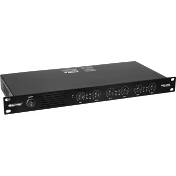 Pastiprinātājs Omnitronic XDA-1206 D klases 6 kanālu, kopējā jauda 1200 W