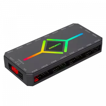 Gamemax | Tālvadība | V4.0 ARGB PWM HUB BK | Melns | Gamemax