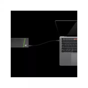 Green Cell KABGC31 USB kabelis USB 2.0 0,3 m USB C melns