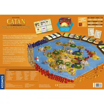 Galda spēle Kosmos KOO Catan 3D – Seefahrer + Cities & Knights paplašinājumu komplekts