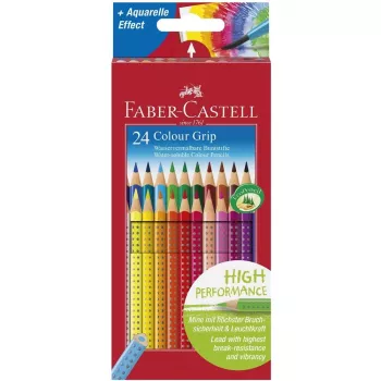 Krāsojamie zīmuļi Faber-Castell Colour GRIP Multi 24 gab.