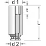 Trieciena ligzda Gedore 6164270 Svars 318 g