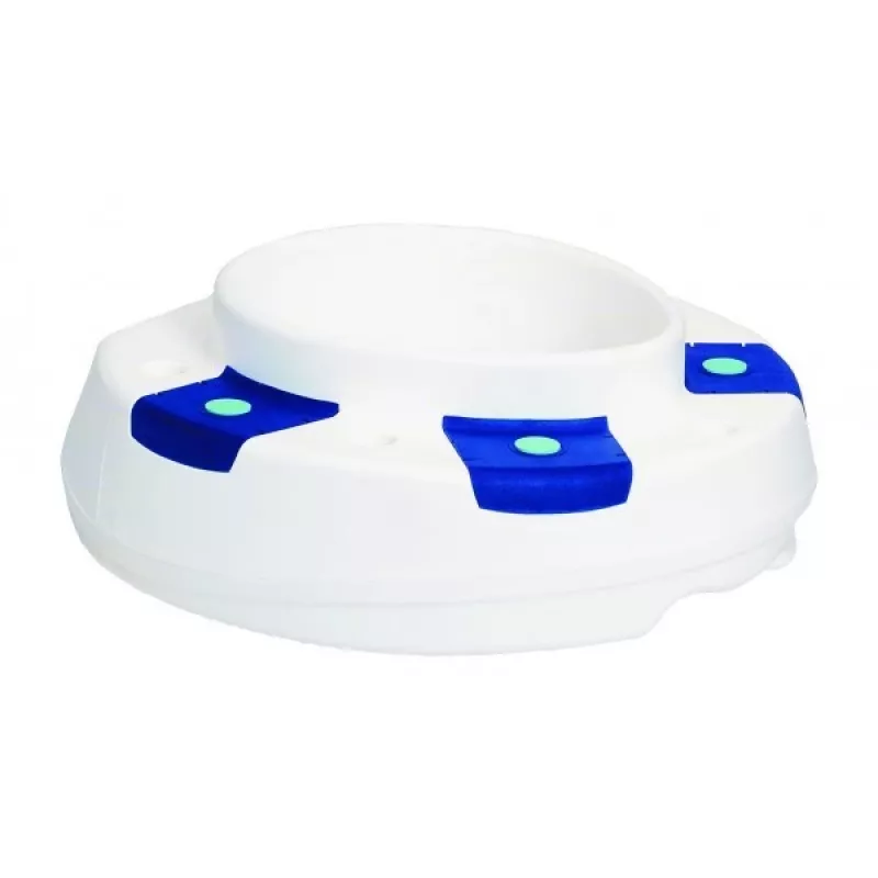 Tualetes sēdekļa pacēlājs HERDEGEN CLIPPER 500400 — augstumā regulējams paaugstinājums, polipropilēns, 110 mm augstums, maks. slodze 185 kg