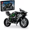 LEGO Technic motocikla modelis Kawasaki Ninja H2R 42170 — 1:1 mēroga replika, 643 detaļas, instrukciju lapa, no 10 gadiem
