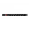 Barošanas sadales bloks Lanberg PDU-07F-0200-BK