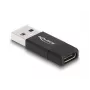 DeLOCK 60001 Kabeļu savienotāju adapteris USB A USB C melns